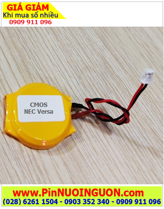 Pin CMOS for NEC Versa 804-021107-003A - 804-021204-001A 3V Lithium Back Up Battery /X.xứ Indonesia 